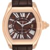 Cartier Roadster XL Rose Gold Wooden Dial Limited Edition Mens Watch W6206001