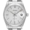 Rolex OysterDate Precision Silver Dial Vintage Steel Mens Watch 6694